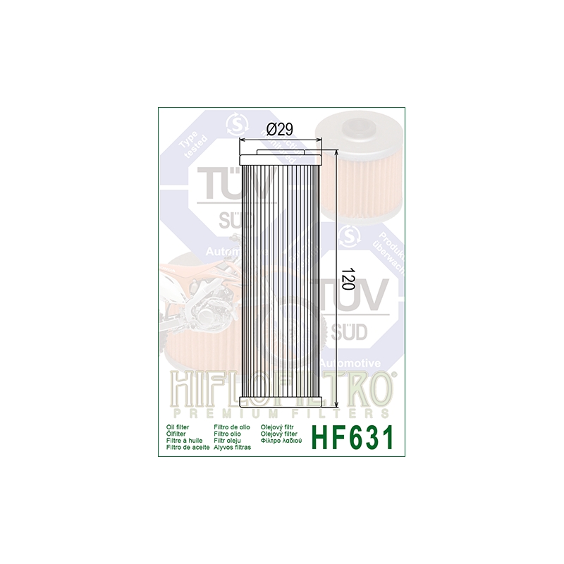 Filtru de ulei HIFLOFILTRO