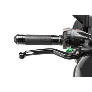 Maneta frana fara adaptor PUIG 170NV lung negru/verde