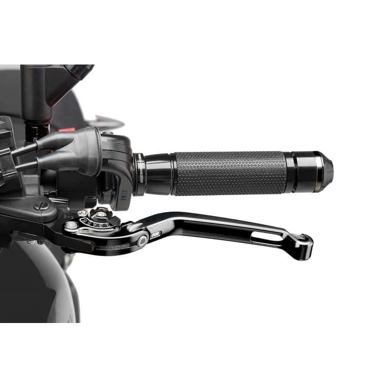 Maneta de ambreiaj fara adaptor PUIG foldable black/black