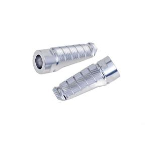 Footpegs without adapters PUIG RACING 6301P argintiu
