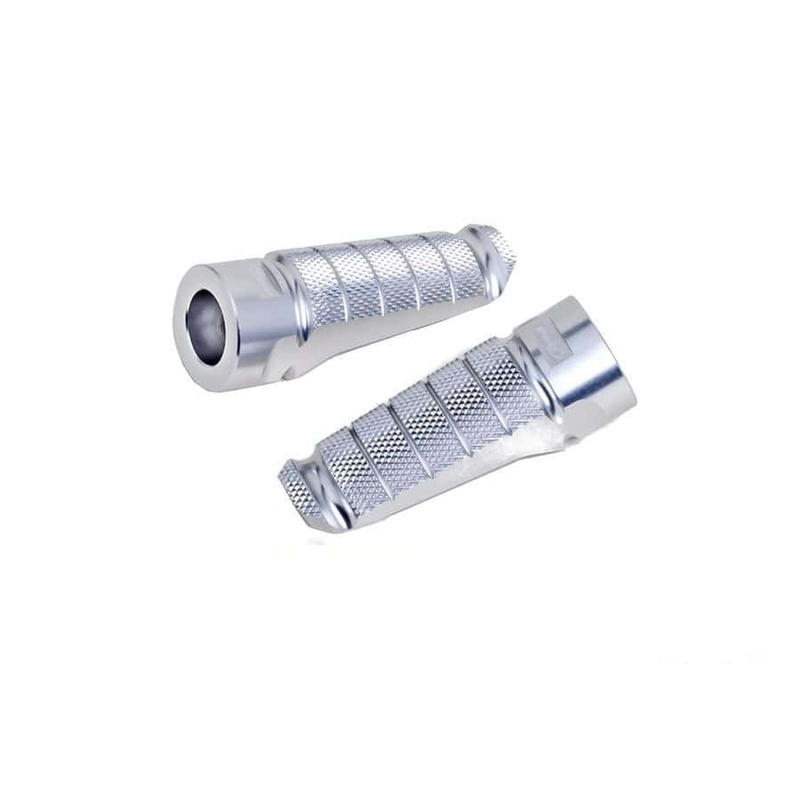 Footpegs without adapters PUIG RACING argintiu