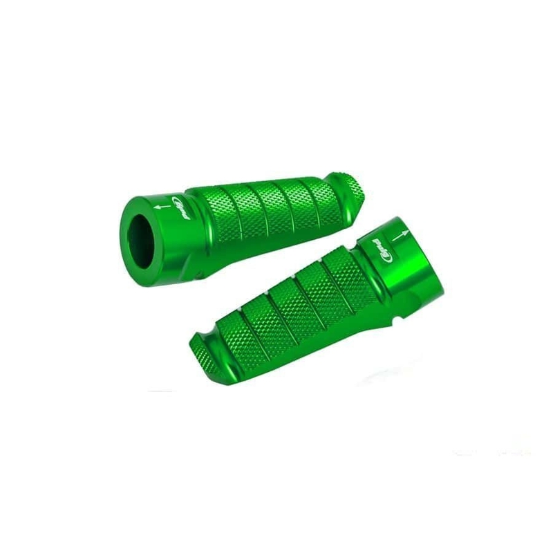 Footpegs without adapters PUIG RACING verde