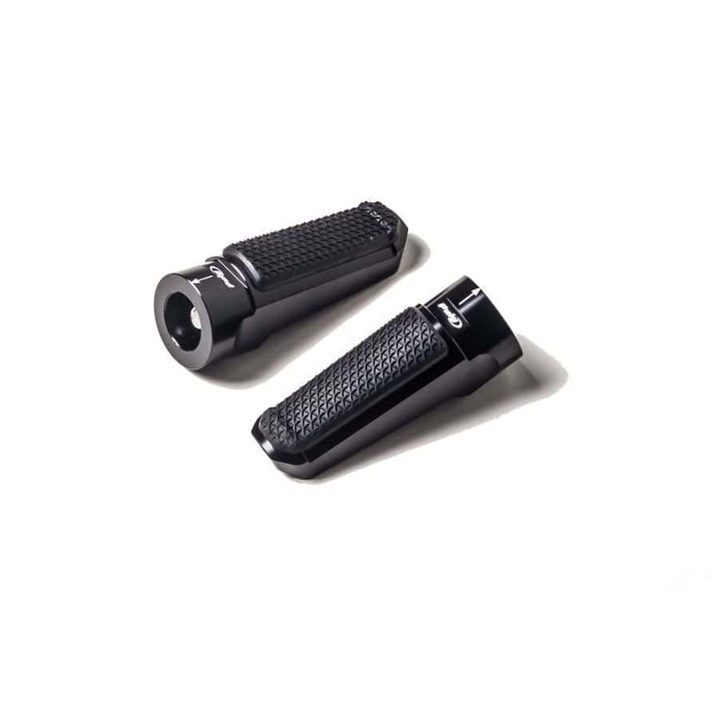 Footpegs without adapters PUIG SPORT Negru with rubber