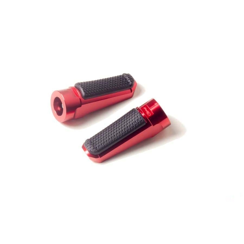 Footpegs without adapters PUIG SPORT Rosu with rubber