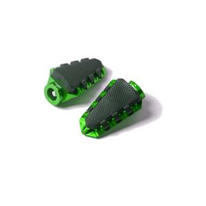 Footpegs without adapters PUIG TRAIL 7319V verde with rubber