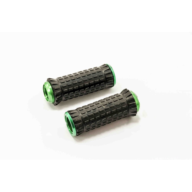 Footpegs without adapters PUIG R-FIGHTER S verde