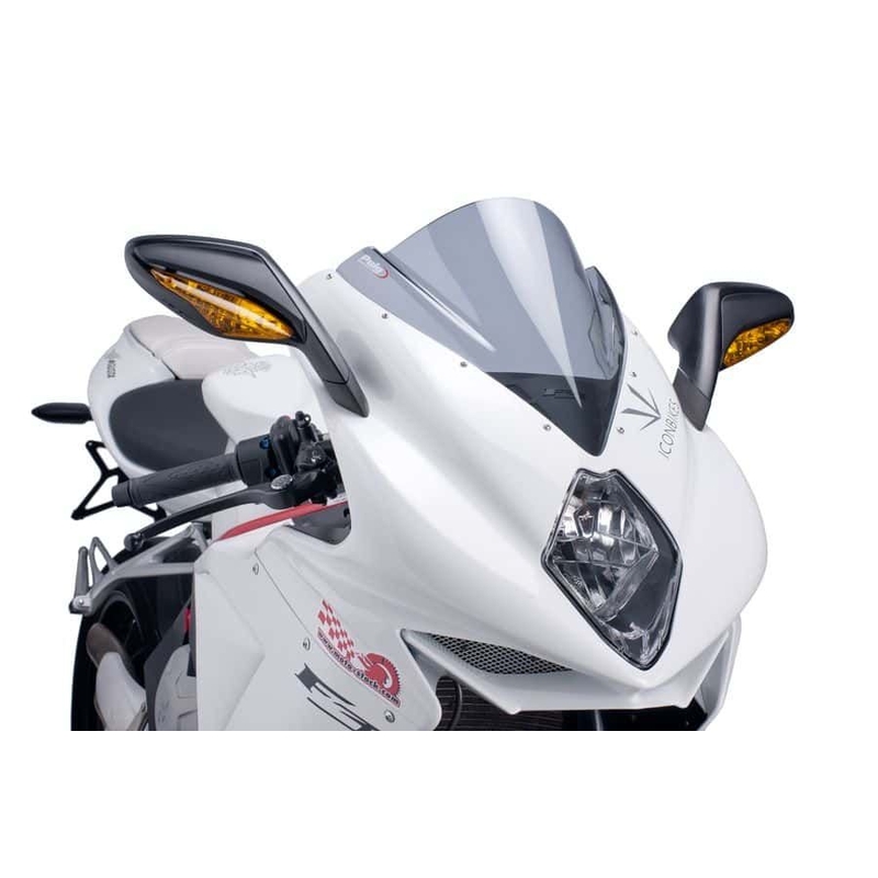 Parbriz PUIG RACING smoke pentru MV AGUSTA F3 675 2012-2019, MV AGUSTA F3 800 / Rosso 2013-2019