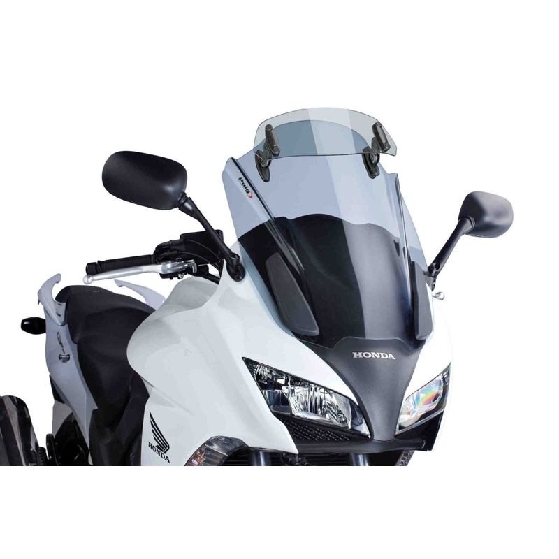 Parbriz PUIG TOURING WITH VISOR smoke pentru HONDA CBF 1000 2010-2016