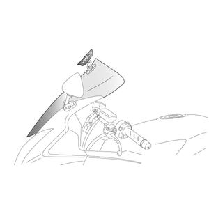 Windscreen PUIG TOURING WITH VISOR 5905H smoke