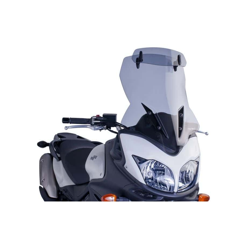 Parbriz PUIG TOURING WITH VISOR smoke pentru SUZUKI DL 650 V-STROM 2012-2016