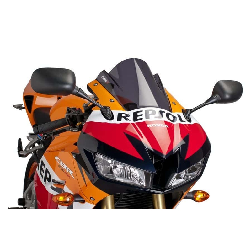 Parbriz PUIG RACING dark smoke pentru HONDA CBR 600 RR 2013-2016