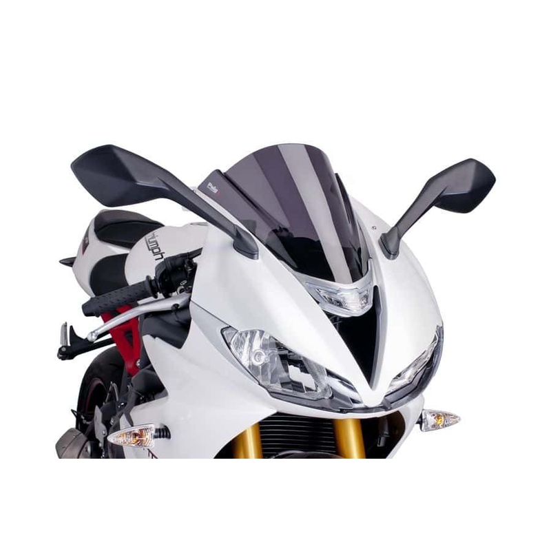 Parbriz PUIG RACING dark smoke pentru TRIUMPH Daytona 675 2013-2017
