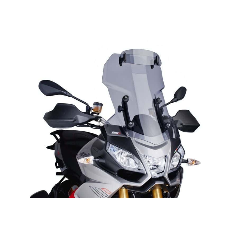 Parbriz PUIG TOURING WITH VISOR smoke pentru APRILIA Caponord 1200 2013-2016