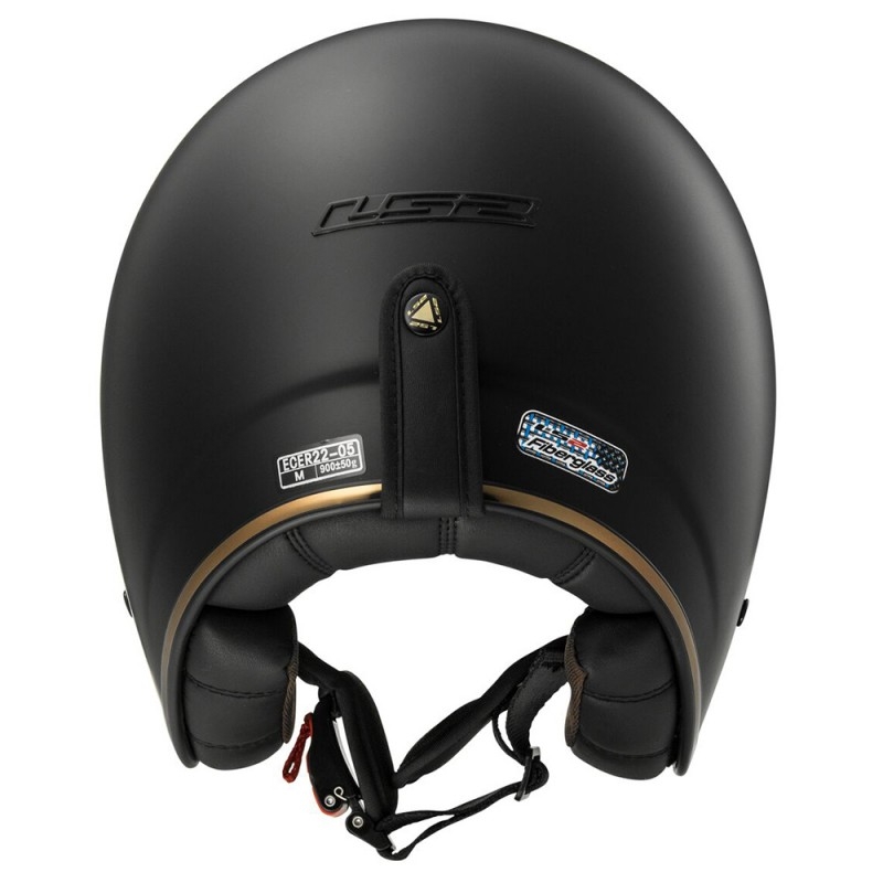 Cască deschisă LS2 OF583 Bobber Solid Black Matte
