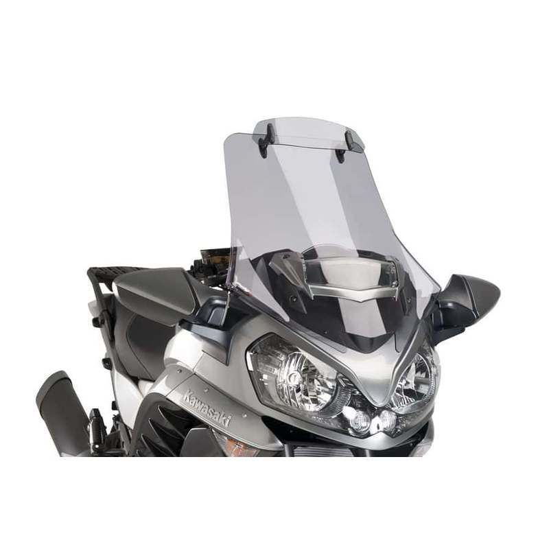 Parbriz PUIG TOURING WITH VISOR smoke pentru KAWASAKI GTR 1400 2015-2017