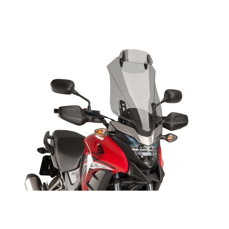 Parbriz PUIG TOURING WITH VISOR smoke pentru HONDA CB 500 X / XA 2016-2024