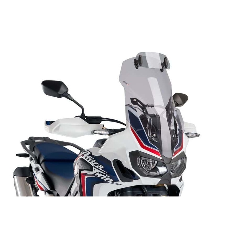 Parbriz PUIG TOURING WITH VISOR smoke pentru HONDA CRF 1000 L Africa Twin 2016-2019