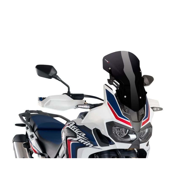 Parbriz PUIG RACING WITH SUPPORT + PROTECTION Negru