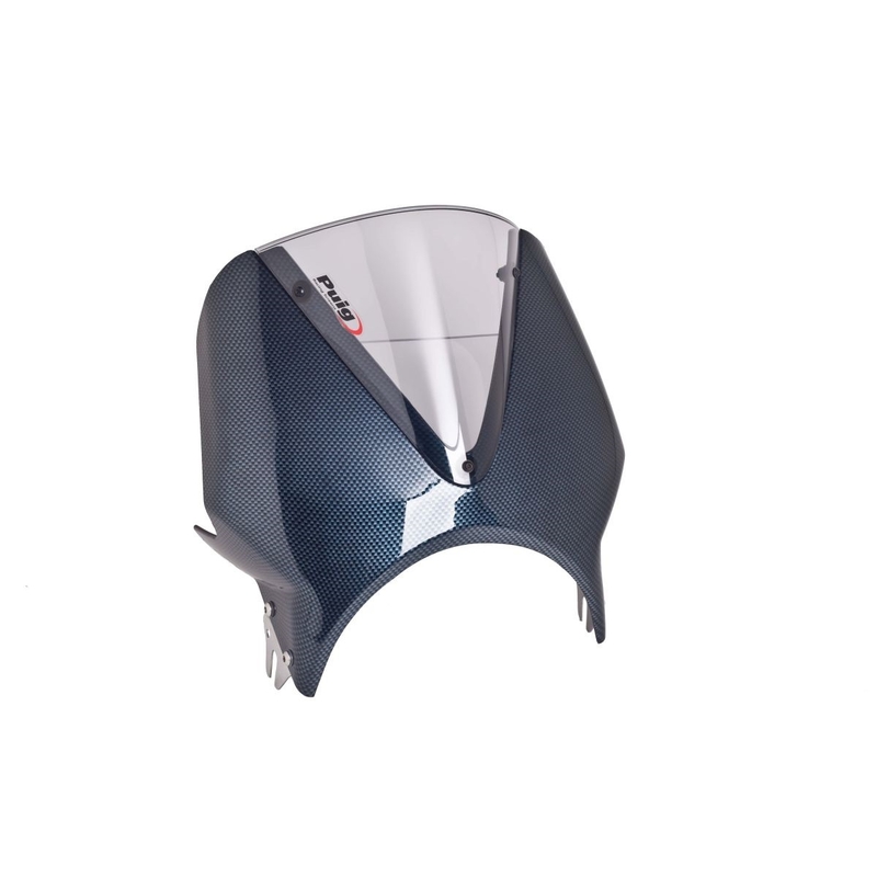Parbriz PUIG VISION carbon look/smoke