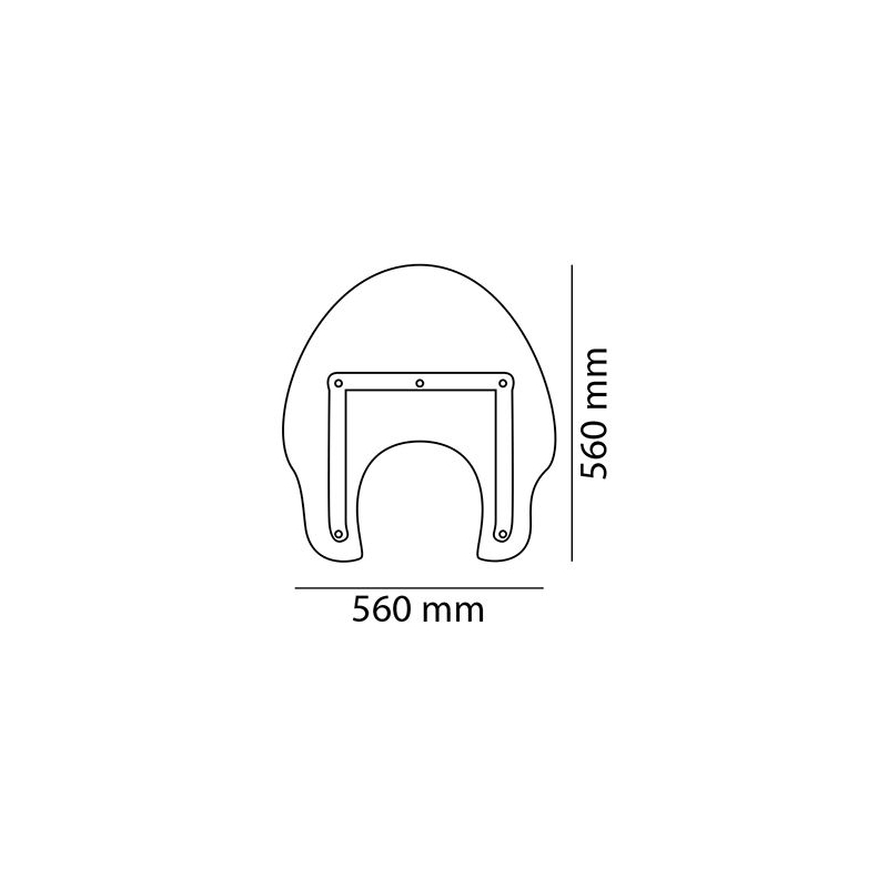 Parbriz PUIG AMERICA II transparent universal