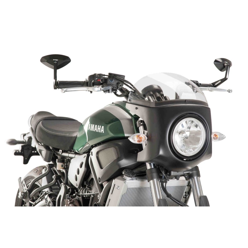 Parbriz PUIG SEMI-FAIRING matt black transparent