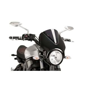Windshield PUIG RETROVISION 9560F matt black dark smoke