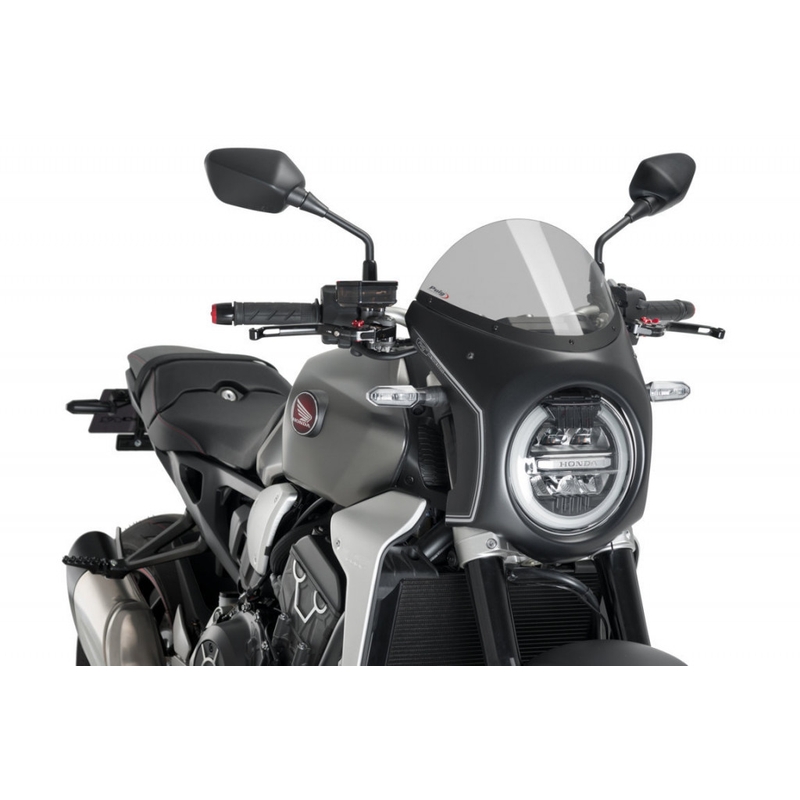 Parbriz PUIG SEMI-FAIRING matt black smoke