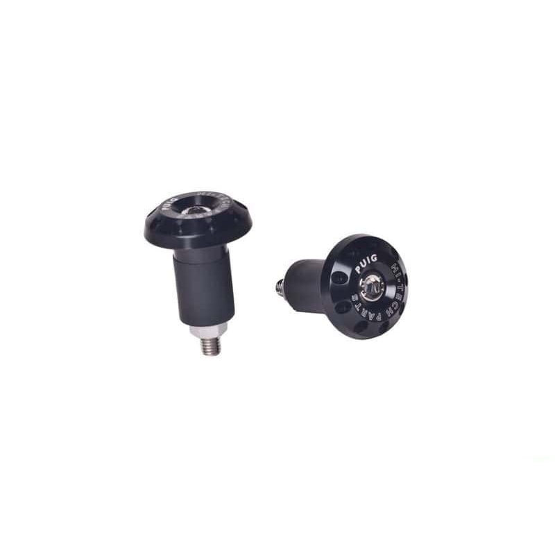 Universal bar ends PUIG RACE Negru D 13-18mm