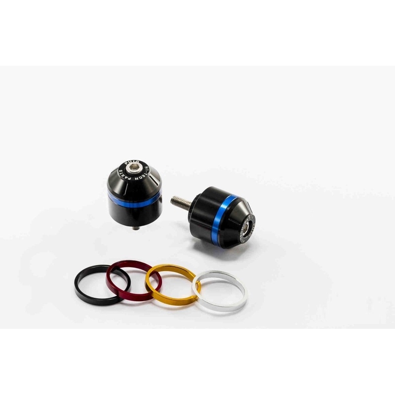 Bar ends PUIG SHORT WITH RING colour rings included pentru YAMAHA MT-03 320 2016-2026