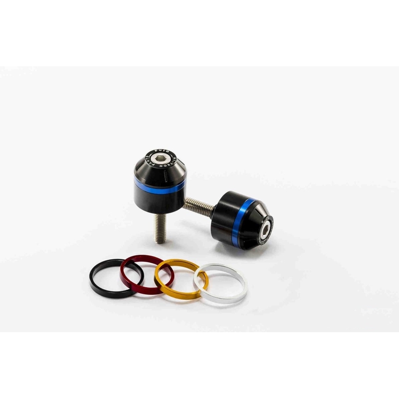 Bar ends PUIG SHORT WITH RING colour rings included pentru YAMAHA MT-09 Tracer / Tracer 900 2015-2017