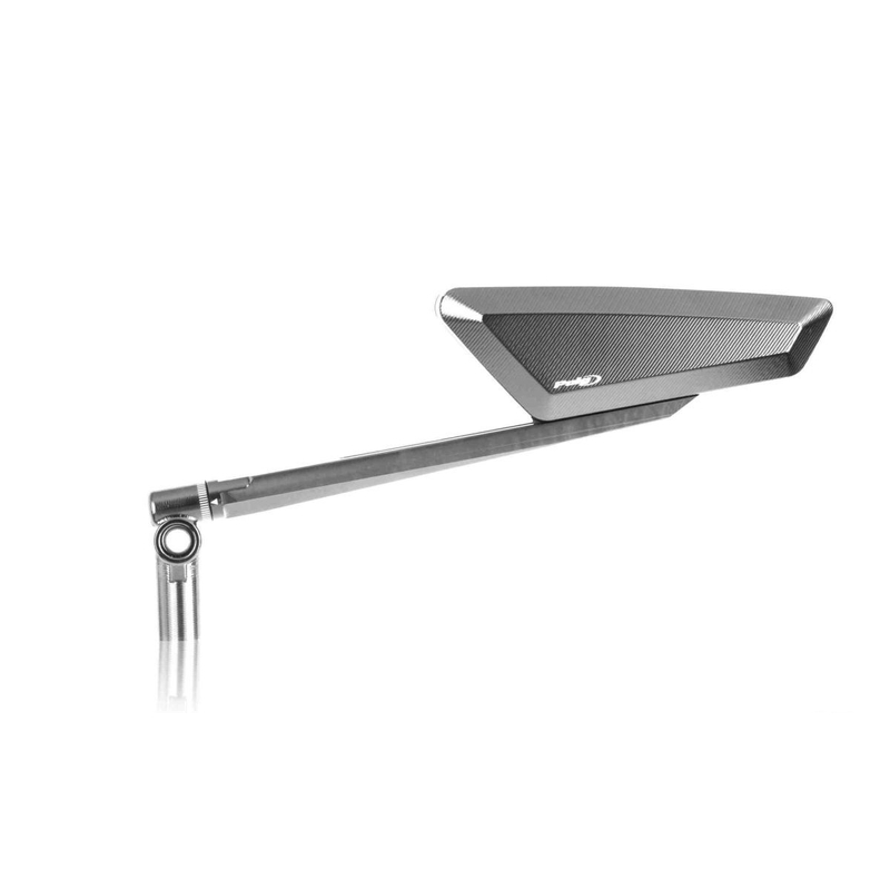 Oglinda retrovizoare PUIG HYPERNAKED anodized aluminium stanga
