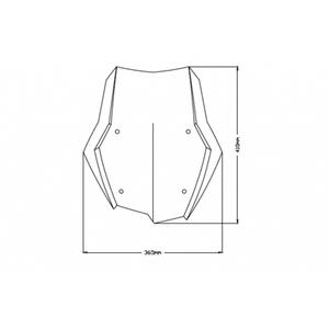 Parbriz PUIG TOURING 3769H smoke