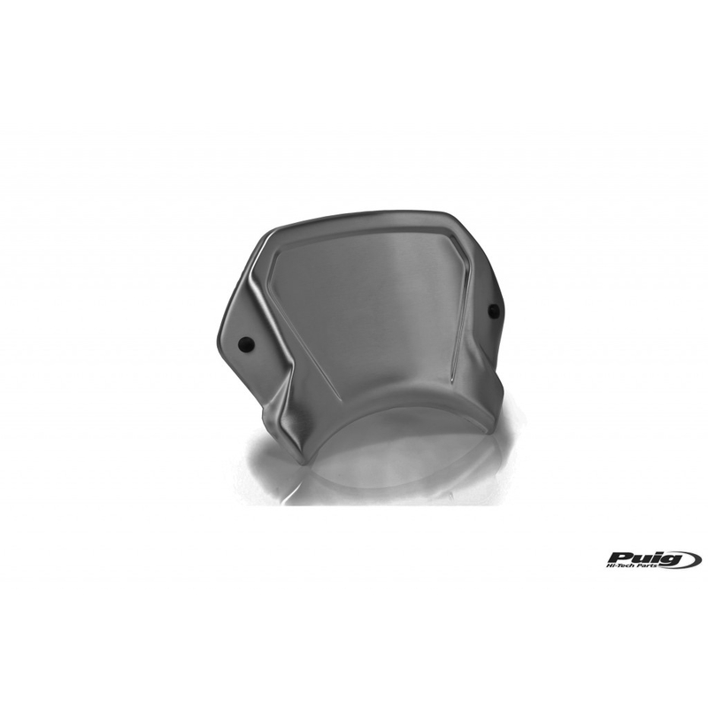 Parbriz PUIG FRONTAL PLATE Negru aluminiu pentru HONDA CMX 500 Rebel 2017-2024