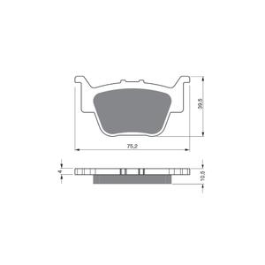 Placute de frana GOLDFREN 243 S33 OFF-ROAD