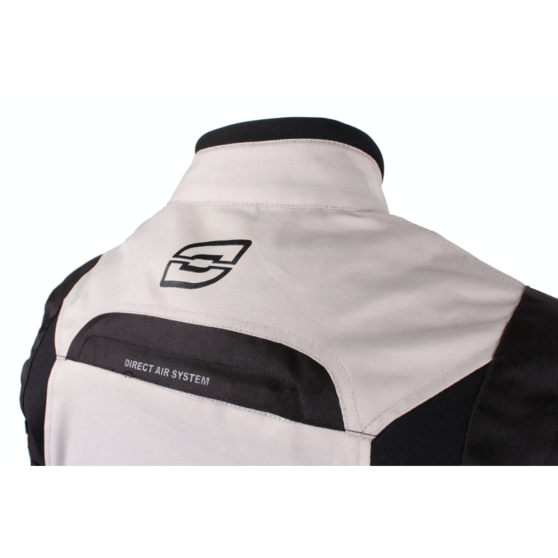 Jacheta de motocicletă Ozone Madame Grey/Black pentru femei Vânzări lichidare