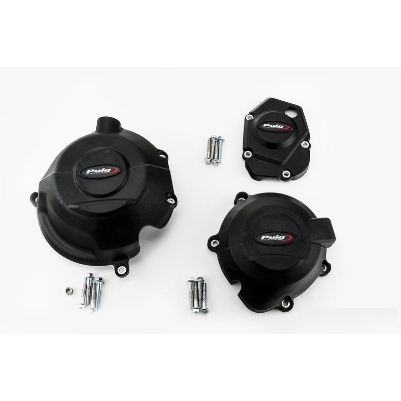  Engine protective covers PUIG Negru included right, left and alternator caps