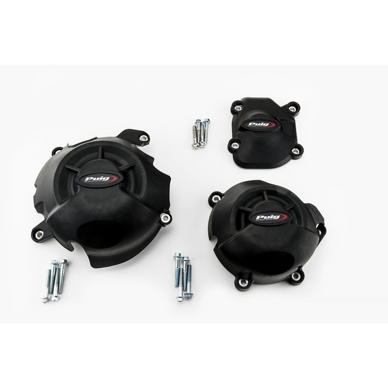  Engine protective covers PUIG Negru included right, left and alternator caps