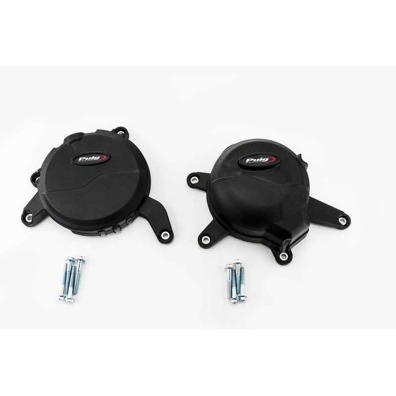  Engine protective covers PUIG Negru included right and left caps
