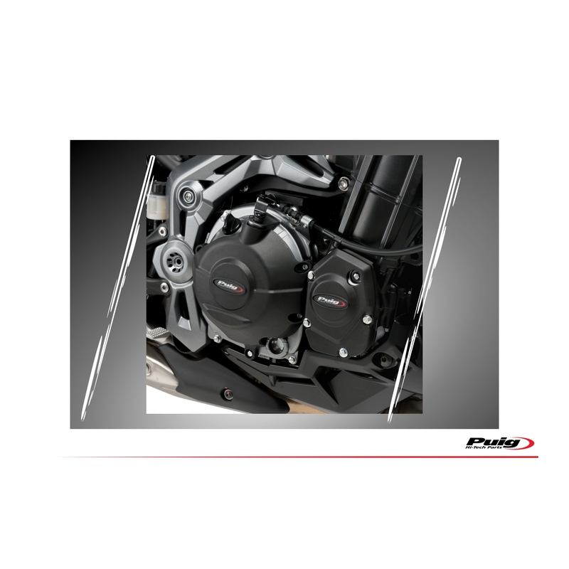 Engine protective covers PUIG Negru included right, left and alternator caps