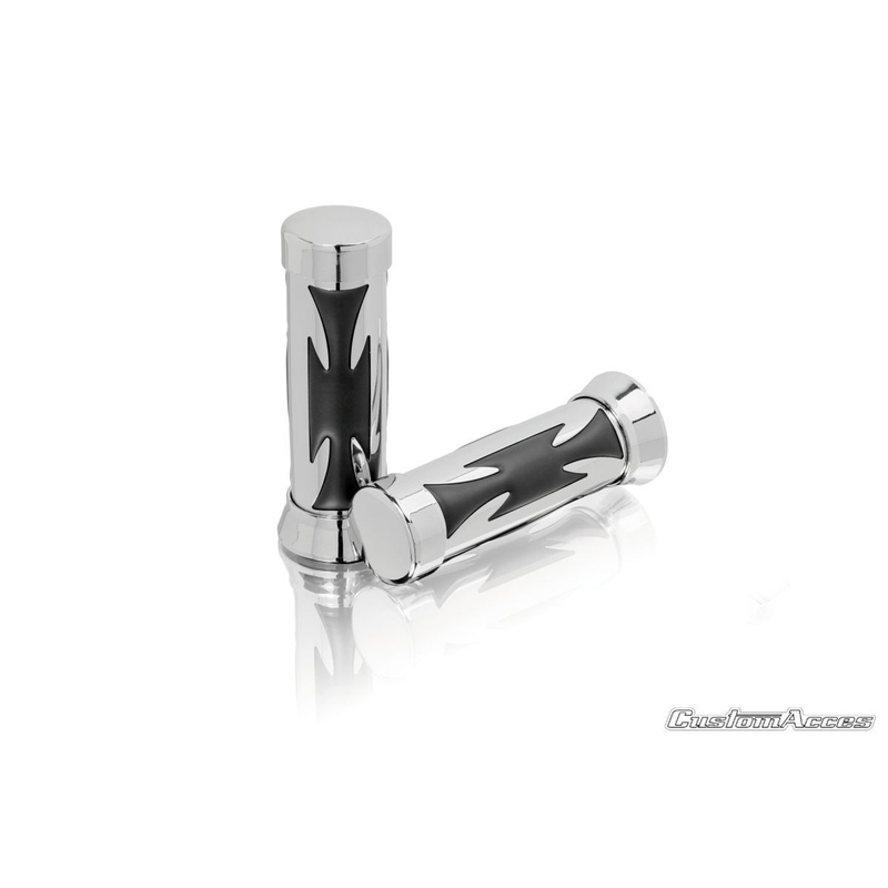 Mansoane CUSTOMACCES CRUZ DE MALTA stainless steel d 25,4mm