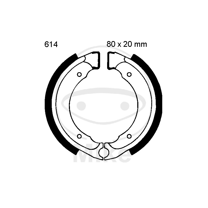 Brake shoe set EBC inclusiv arcurile