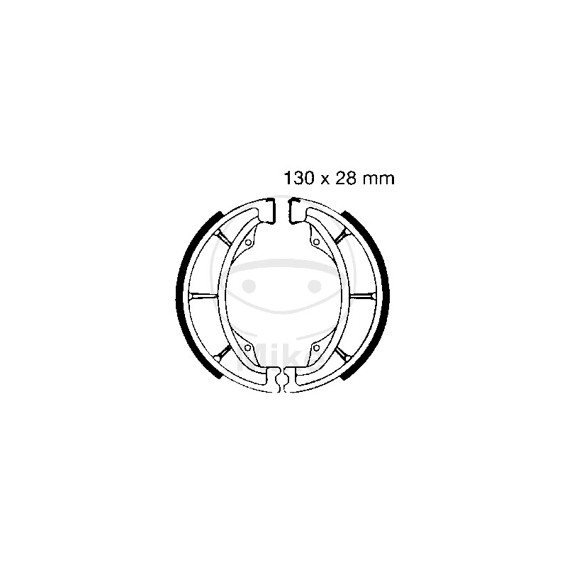 Brake shoe set EBC inclusiv arcurile
