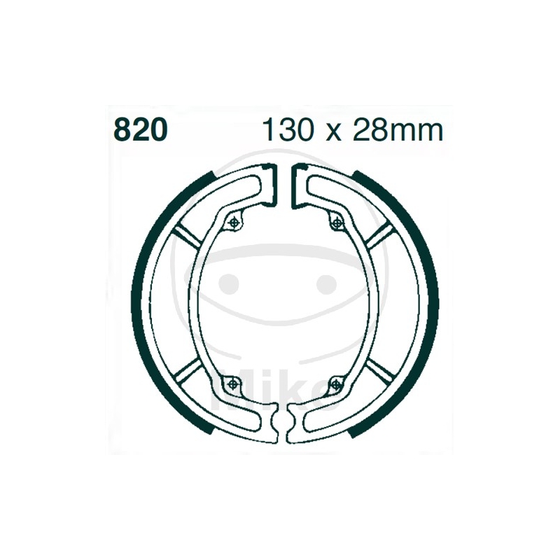 Brake shoe set EBC nu contin arcurile