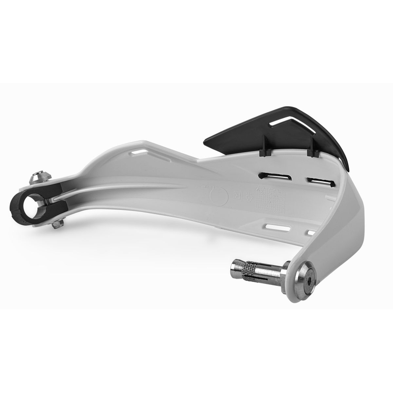 Handguard POLISPORT EVOLUTION INTEGRAL with mounting kit (?22 mm) Alb