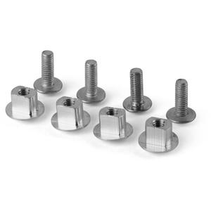 Bolts for hand protector POLISPORT 8306100001 argintiu