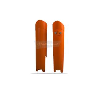 Fork guards POLISPORT 8398500001 (pereche) orange KTM