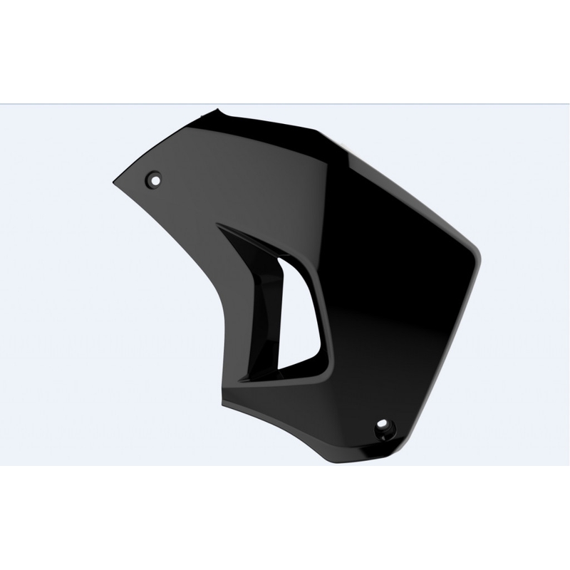 Radiator scoops POLISPORT dreapta Negru pentru KAWASAKI KLR 650 2008-2018