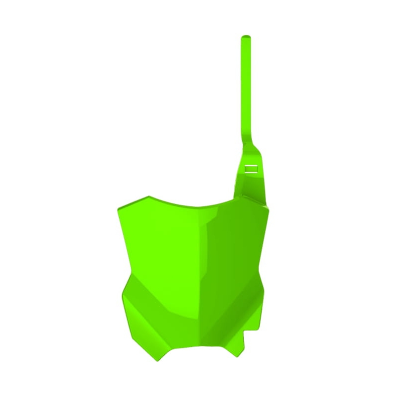 Suport de numar POLISPORT restyling lime green pentru KAWASAKI KX 125 2003-2008, KAWASAKI KX 250 2T 2003-2008