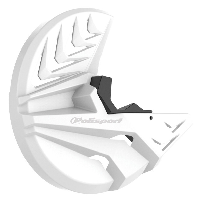 Disc & bottom fork protector POLISPORT PERFORMANCE alb/negru