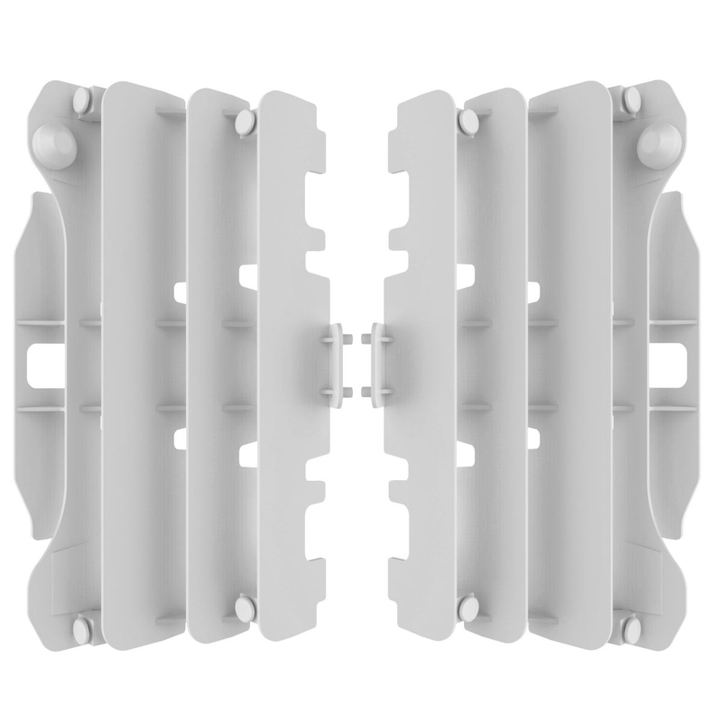 Radiator louvers POLISPORT Alb pentru YAMAHA YZ 250 F 2007-2009, YAMAHA YZ 450 F 2007-2009